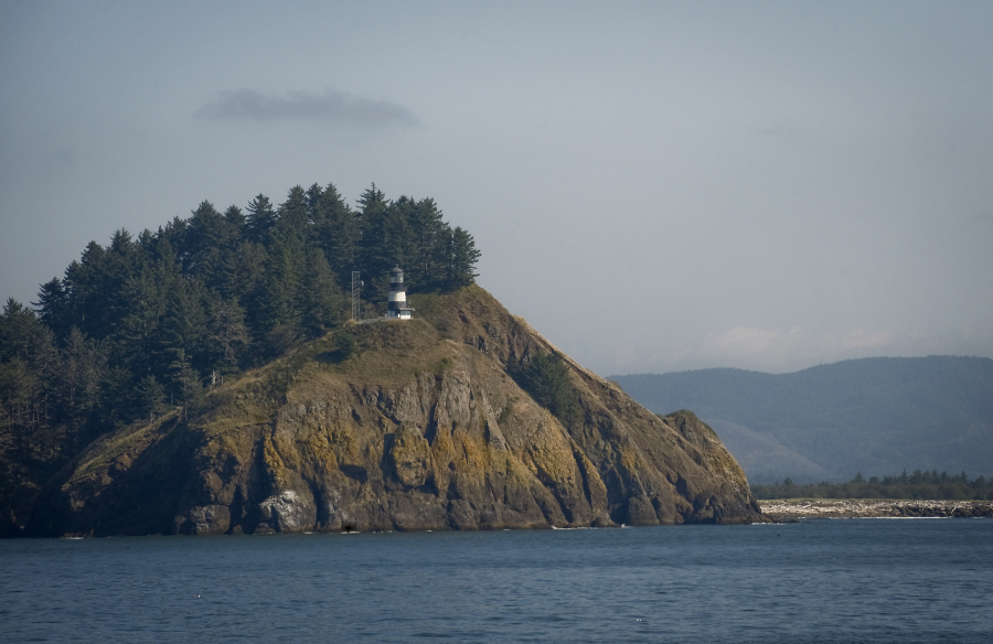 The Cape Disappointment Lighthouse.