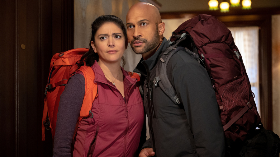 Cecily Strong, left, and Keegan-Michael Key in "Schmigadoon!," premiering July 16 on Apple TV+.