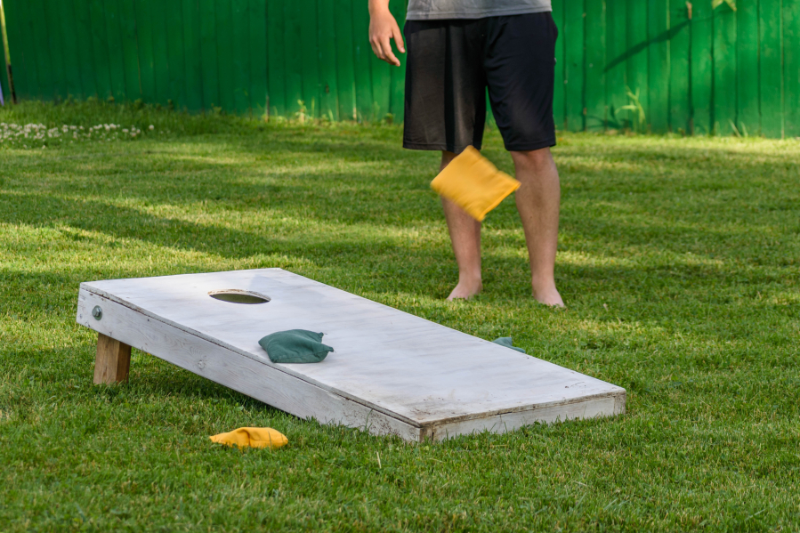 Cornhole is great way to keep a crowd of all ages entertained.