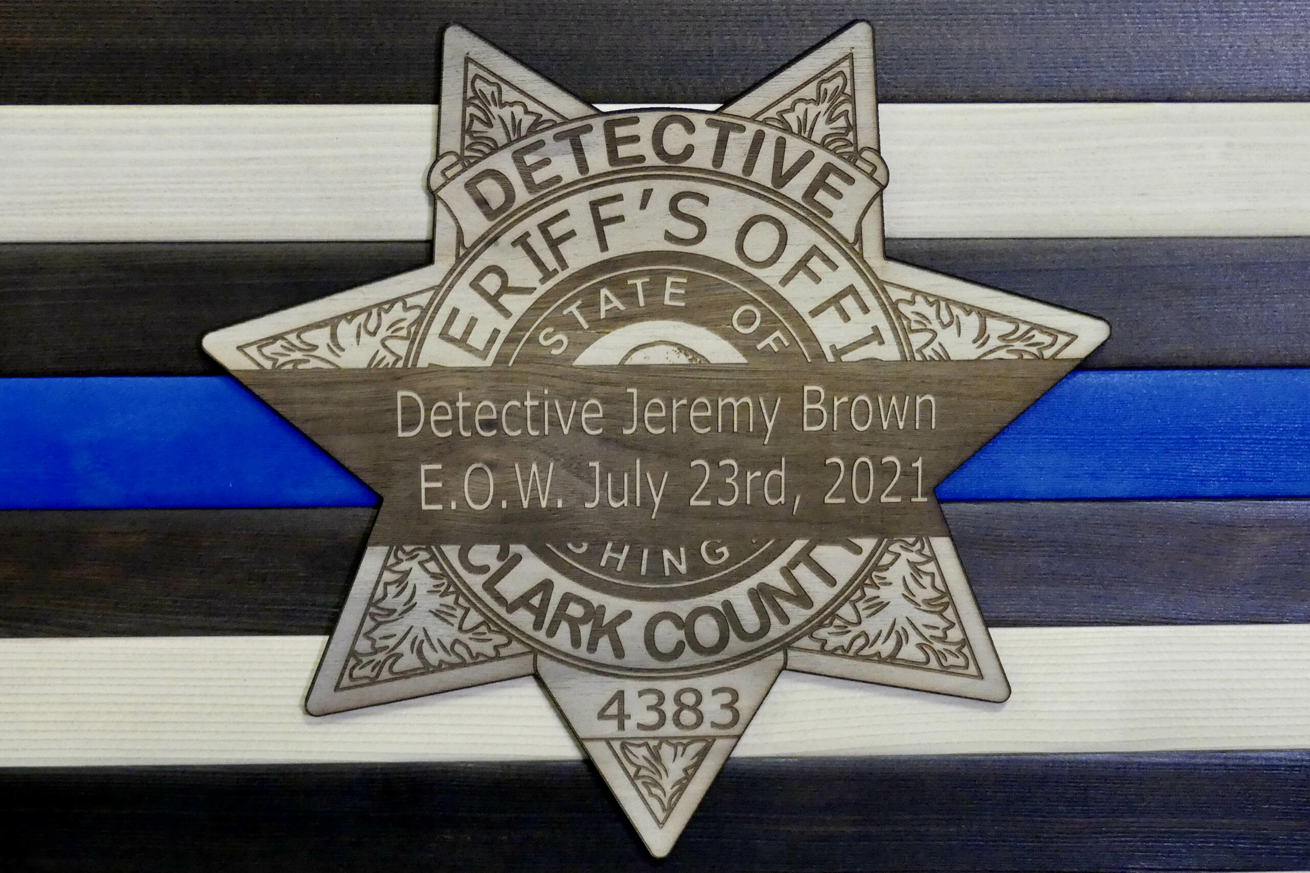 Aftermath of fatal shooting of Clark County detective