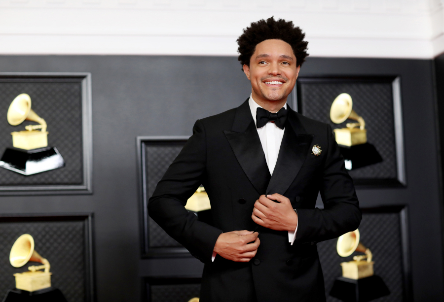 Host Trevor Noah on the red carpet March 14 at the 63rd Annual Grammy Awards at the Los Angeles Convention Center, in downtown Los Angeles. (Jay L.