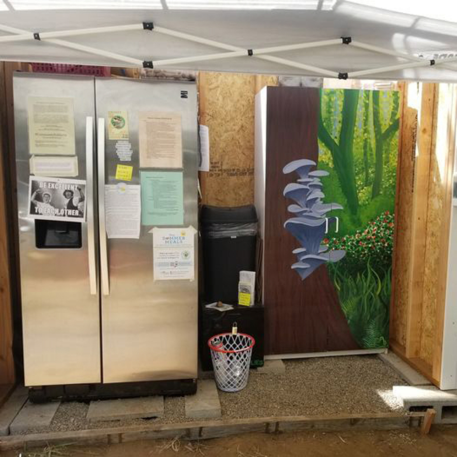 Vancouver organizers opened a free refrigerator at 403 E. 28th St. The fridge launched on June 22 and is open to the public.
