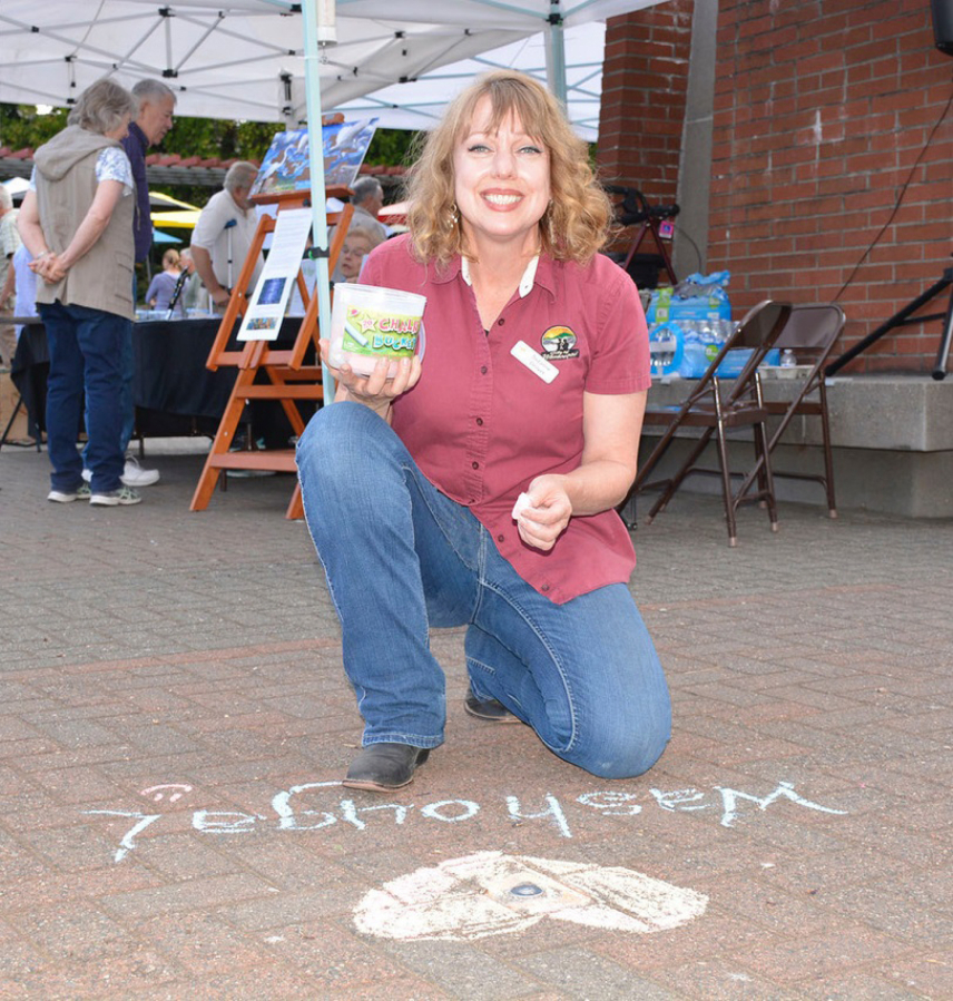 WASHOUGAL: Washougal Arts and Culture Alliance artist honoree Suzanne Grover at the 2018 Washougal Art Festival.