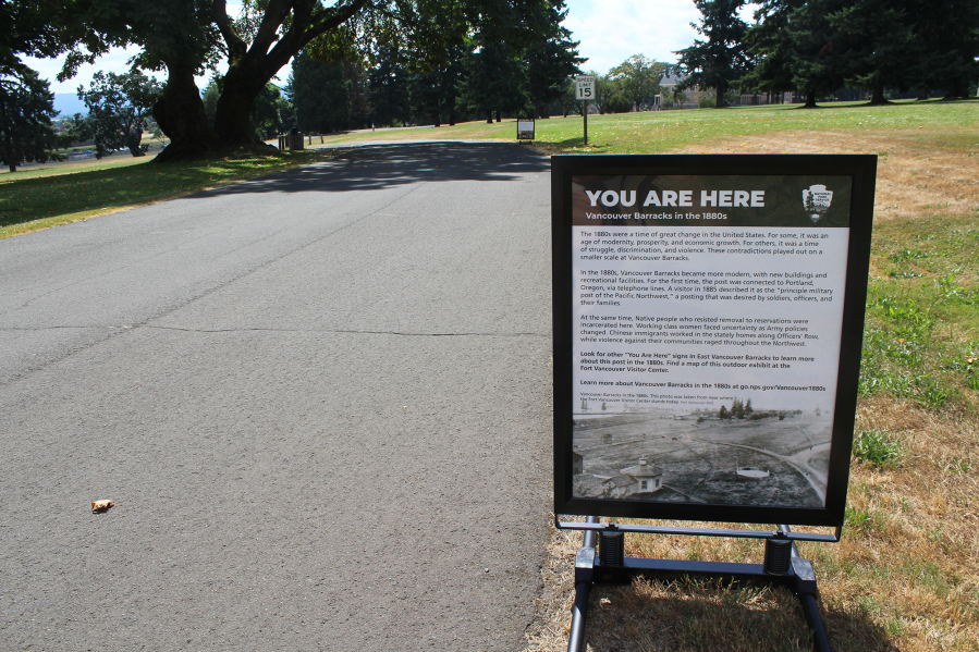 A new outdoor exhibit at the Fort Vancouver National Historic Site explores what life was like at the Army post in the 1880s.