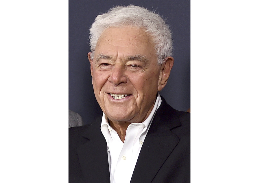 FILE - Richard Donner arrives at a tribute event in his honor on June 7, 2017, in Beverly Hills, Calif. The filmmaker, who helped create the modern superhero blockbuster with 1978's "Superman" and mastered the buddy comedy with the "Lethal Weapon" franchise, has died. He was 91. Lauren Shuler Donner, his wife and producing partner, told the Hollywood trade "Deadline" that Donner died Monday, July 5, 2021.
