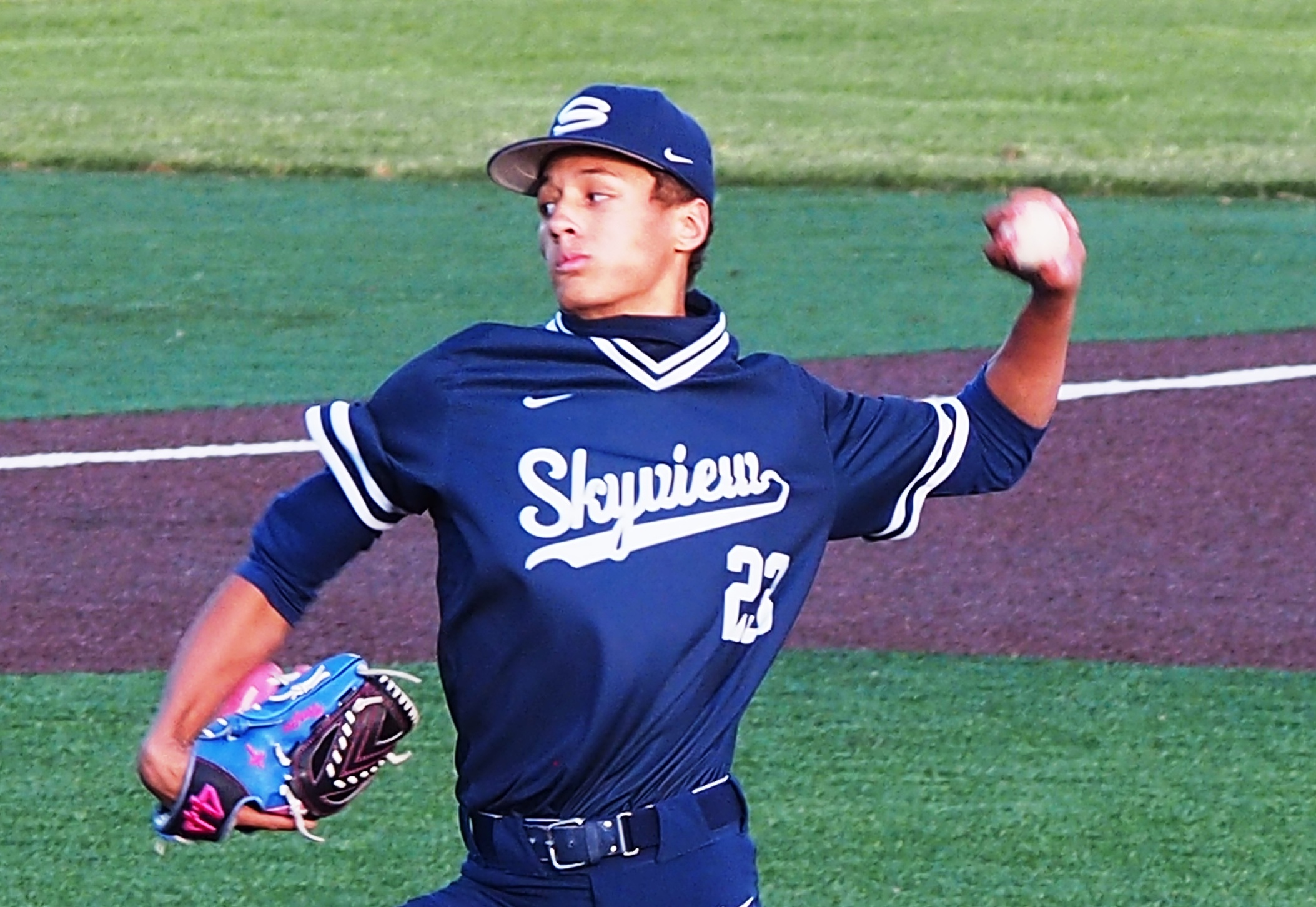 Skyview High School pitcher Caden Vire was picked by the Milwaukee Brewers in the 12th round of the Major League Baseball Draft on Tuesday, July 13, 2021.