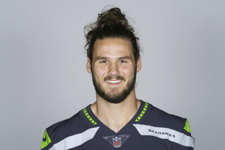 Seattle Seahawks tight end Colby Parkinson.