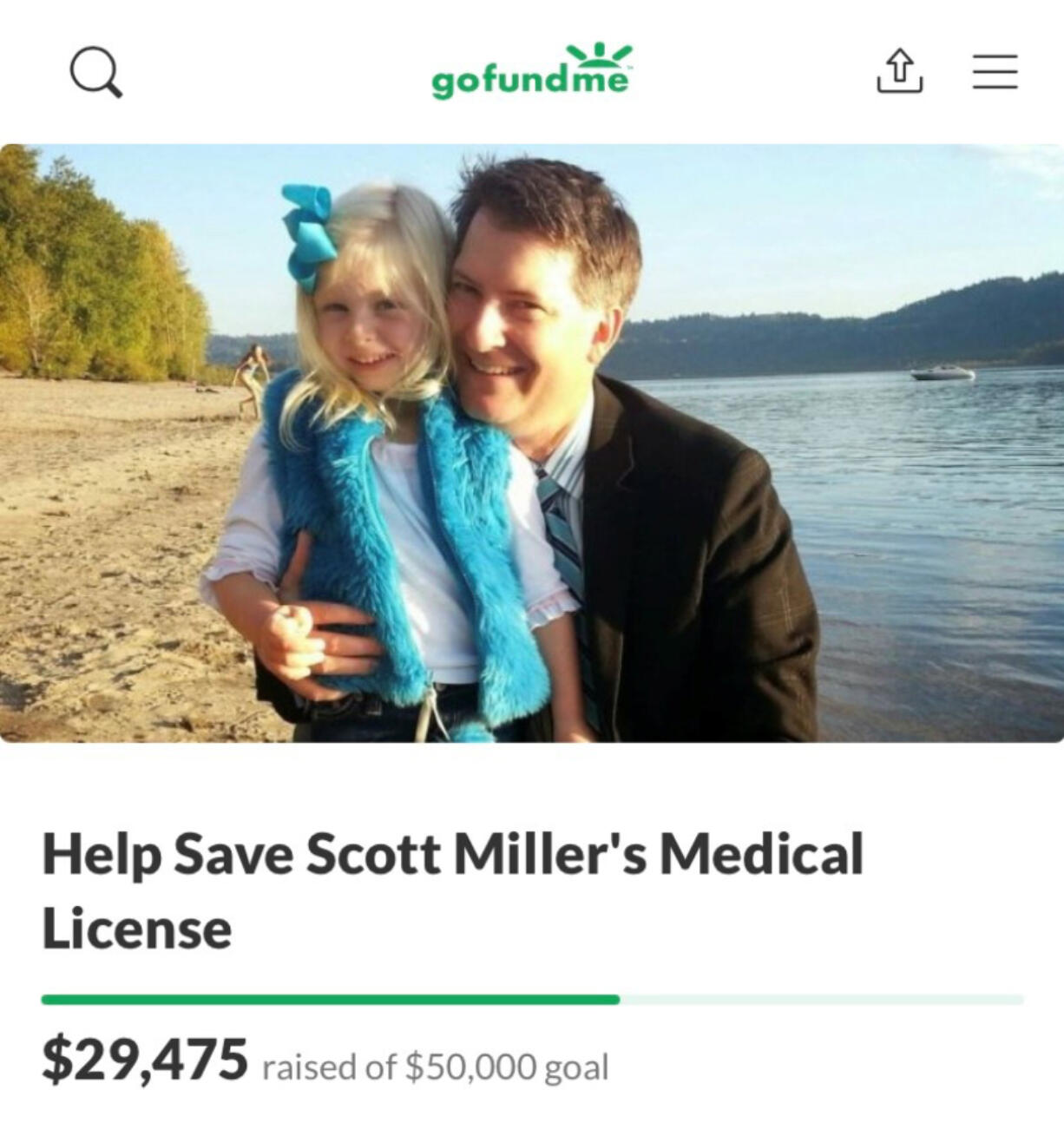 A GoFundMe to help Washougal physician assistant Scott Miller pay for legal fees  has raised nearly $30,000. Miller is the subject of 13 complaints filed with the Washington Medical Commission.