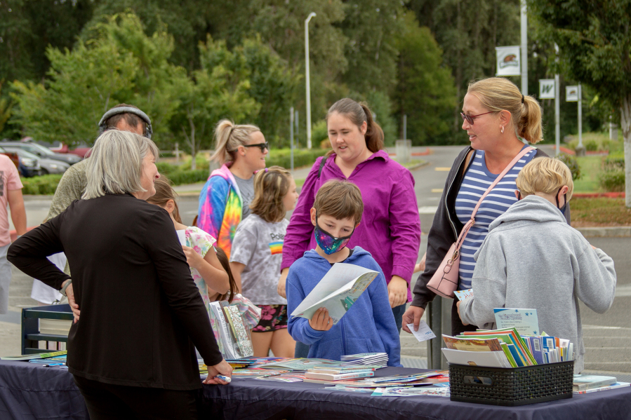 Representatives from local organizations were on-hand Aug. 21 to provide information about free resources to families at Woodland Public Schools' Back-to-School Bash.