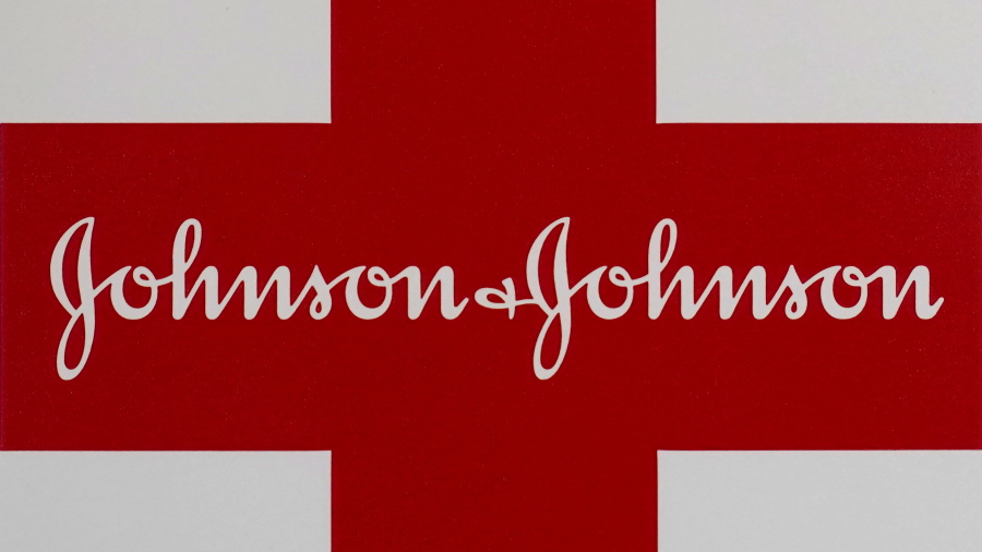 This Feb. 24, 2021 photo shows a Johnson & Johnson logo on the exterior of a first aid kit in Walpole, Mass. A potential HIV vaccine being developed by Johnson & Johnson did not provide protection against the virus in a mid-stage study, the drugmaker said Tuesday, Aug. 31, 2021. J&J plans to end that study, which involved young women in sub-Saharan Africa. But researchers will continue a separate, late-stage trial involving a different composition of the vaccine in men and transgender people.