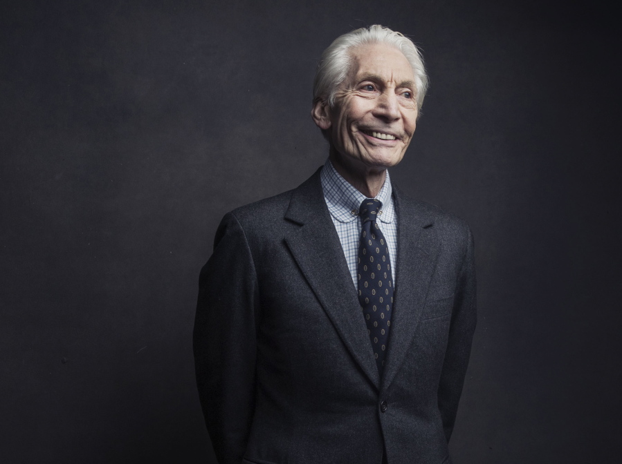 FILE - Charlie Watts of the Rolling Stones poses for a portrait on Nov. 14, 2016, in New York. Watts' publicist, Bernard Doherty, said Watts passed away peacefully in a London hospital surrounded by his family on Tuesday, Aug. 24, 2021. He was 80.