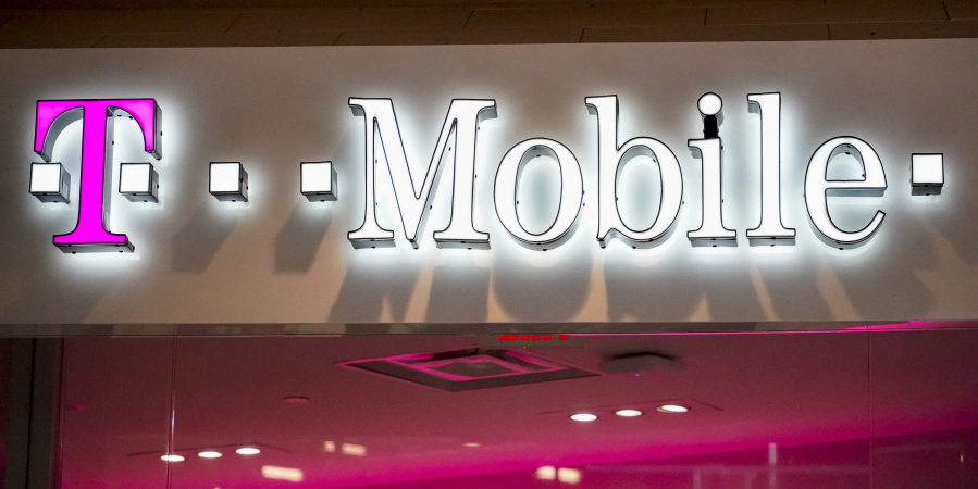 This Feb. 24, 2021 photo shows a T-Mobile store at a shopping mall in Pittsburgh. T-Mobile says about 7.8 million of its current postpaid customer accounts' information and approximately 40 million records of former or prospective customers who had previously applied for credit with the company were involved in a recent data breach. T-Mobile said Wednesday, Aug. 18, that customers' first and last names, date of birth, Social Security numbers, and driver's license/ID information were exposed.
