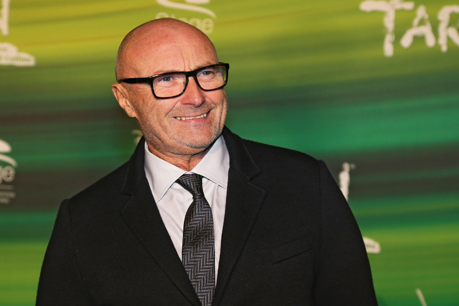 Phil Collins attends Nov. 21, 2013 the Stuttgart Premiere of the musical "Tarzan" at Stage Apollo Theater in Stuttgart, Germany.