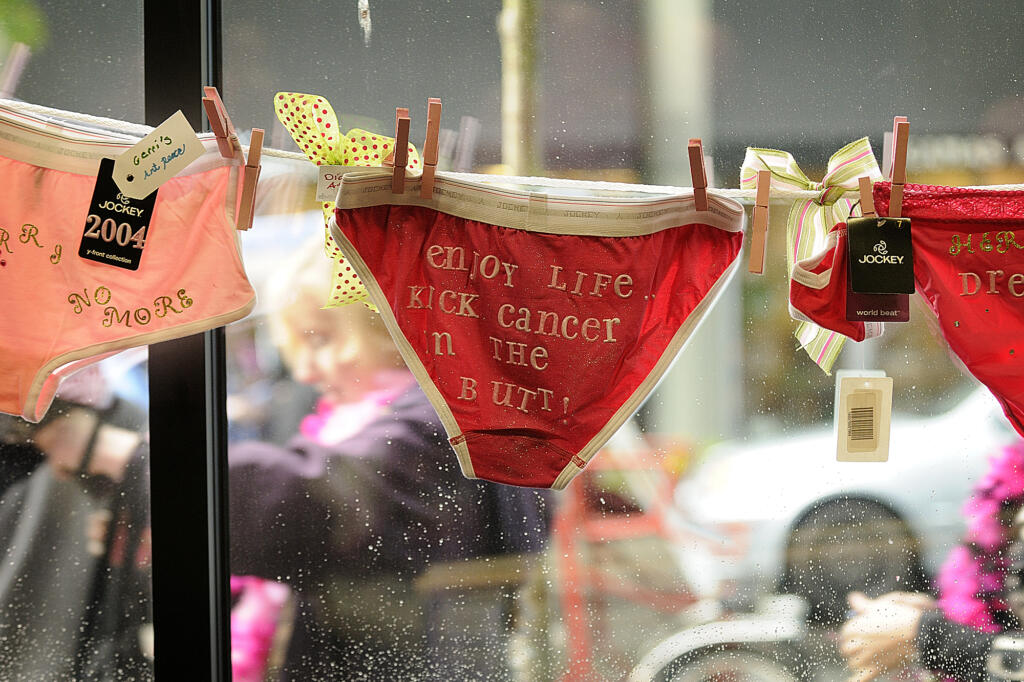 The annual Girls' Night Out benefiting the Pink Lemonade Project and Ovarian Cancer Alliance is 4 to 9 p.m. tonight along Northeast Fourth Avenue in Camas.