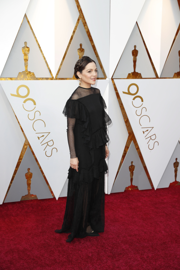 Natalia Lafourcade arrives at the 90th Academy Awards on March 4, 2018, at the Dolby Theatre at Hollywood & Highland Center in Hollywood, Calif. Lafourcade's "Un Canto por Mexico, Vol. II" is up for album of the year. (Jay L.