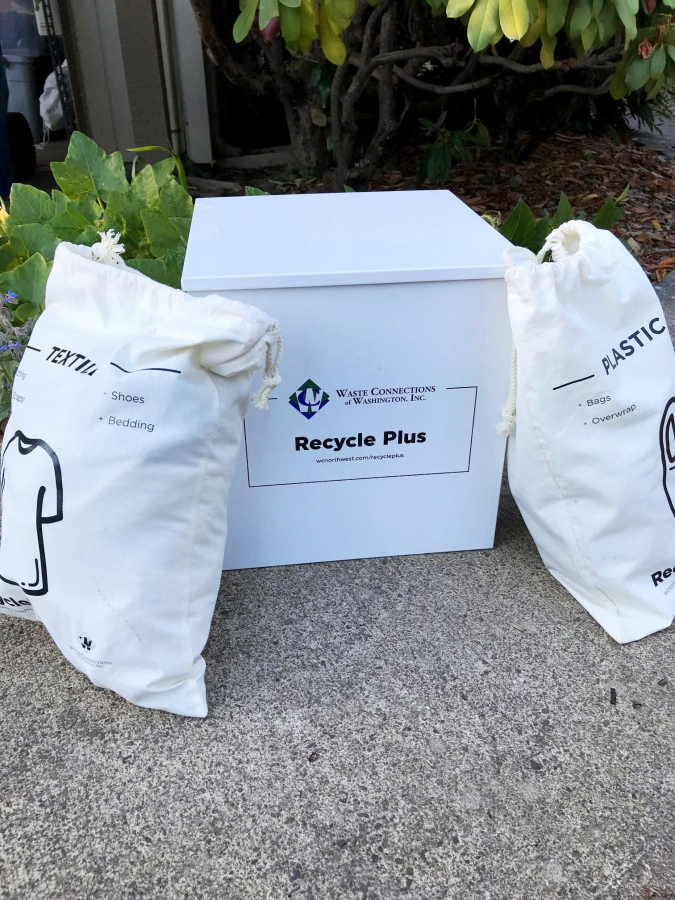 Waste Connections' new RecyclePlus service collects items that can't go in the blue bins.