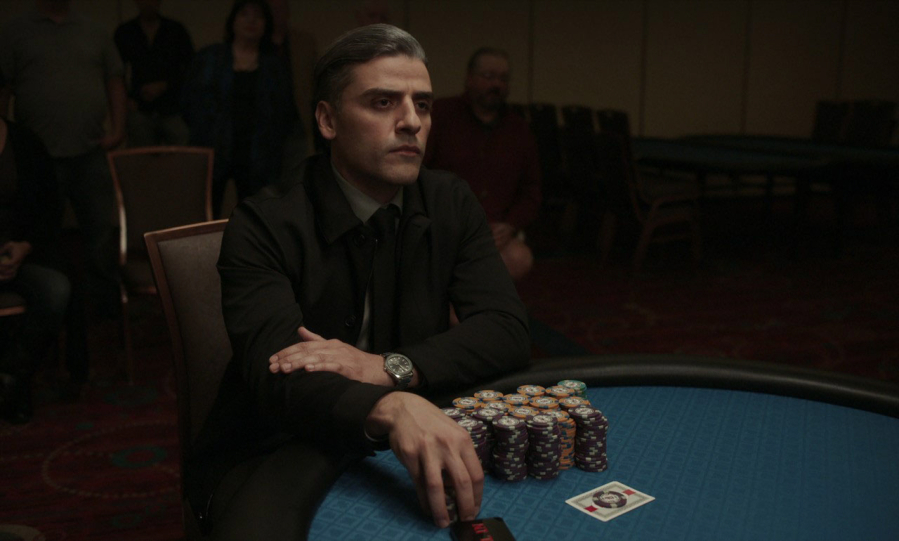Oscar Isaac plays a former solider who just wants to play cards -- but who winds up in big trouble -- in the new crime thriller "The Card Counter." (Contributed by Focus Features)