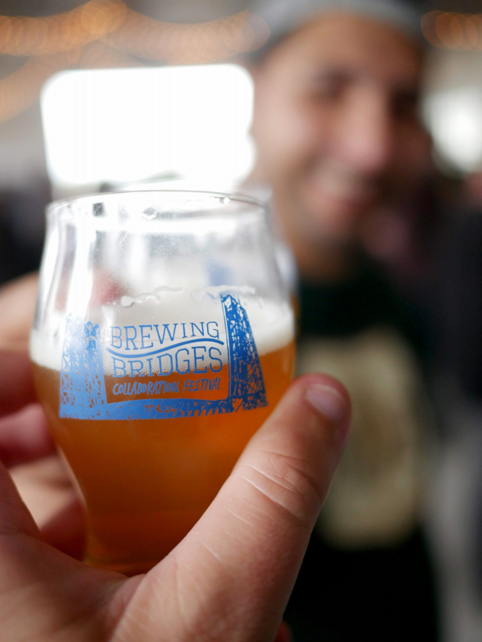 The Brewing Bridges Collaboration Festival features collaboratively brewed beer from Southwest Washington and Portland.