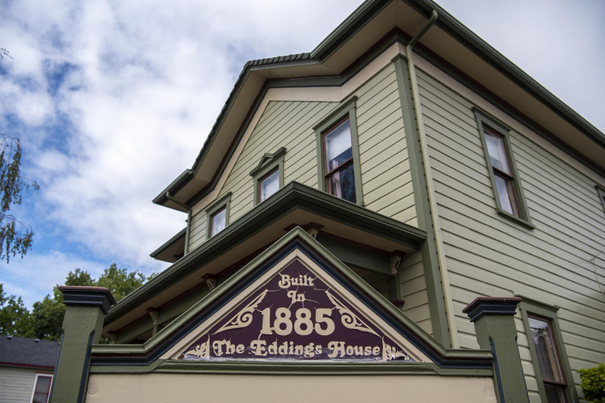 Downtown Vancouver's historic Eddings House, built in 1885 by John Eddings, a civic and religious leader in early Clark County history, is for sale.