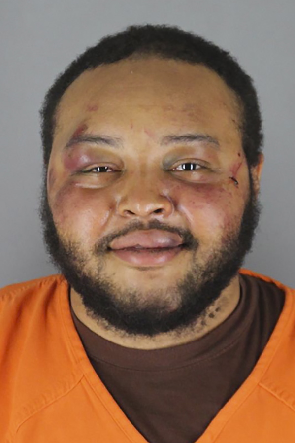 Jaleel Stallings, of St. Paul, Minnesota, is shown in this undated photo provided by the Hennepin County Sheriff's Office. Stallings was arrested in  May 2020 during the chaotic protests that followed George Floyd's death last year and charged with attempted murder after firing several shots at a Minneapolis police van. Stallings was acquitted in July on all counts after arguing self-defense, saying the officers were in an unmarked van and had fired at him first.