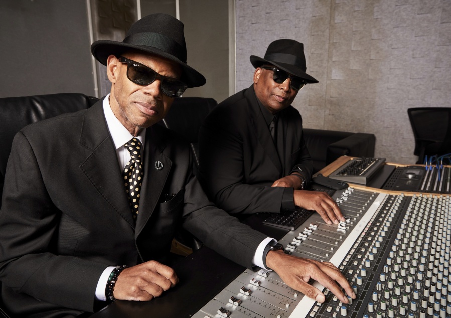 Jimmy Jam, left, and Terry Lewis, seen July 26 in New York, have worked with Prince, Michael Jackson, Mariah Carey, Boyz II Men and more.