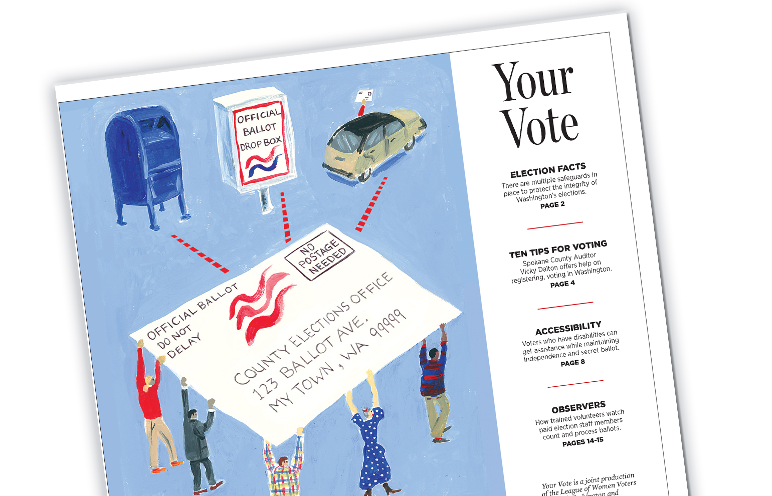 "Your Vote" from The Spokesman-Review and the League of Women Voters  of Washington
