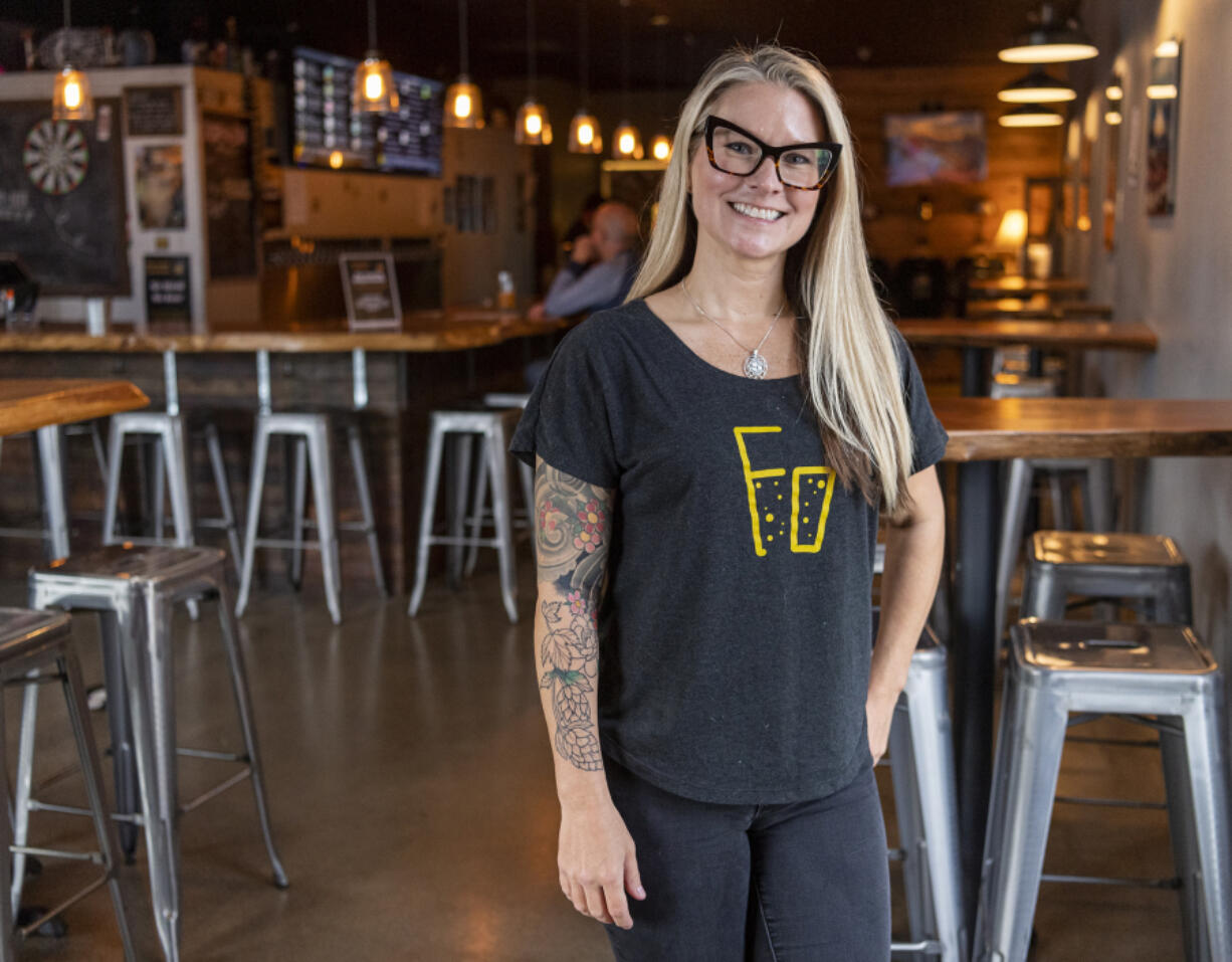 Kimberly Johnson, co-owner of Final Draft Taphouse, founded the all-women Couve Brew Bevy. "I have a passion for bringing women together around a pint," she said.
