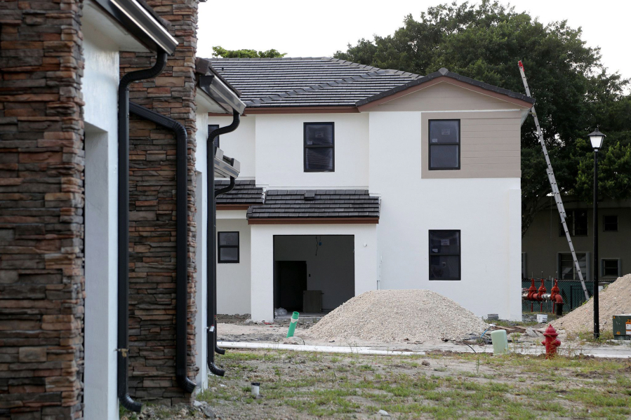 A new single-family townhome community is being built in the Palm Air section of Pompano Beach by south Florida developer Stellar Communities. The company is focusing on "build-for-rent" projects that can help people unable to buy a house in South Florida's overheated market find a more affordable alternative.