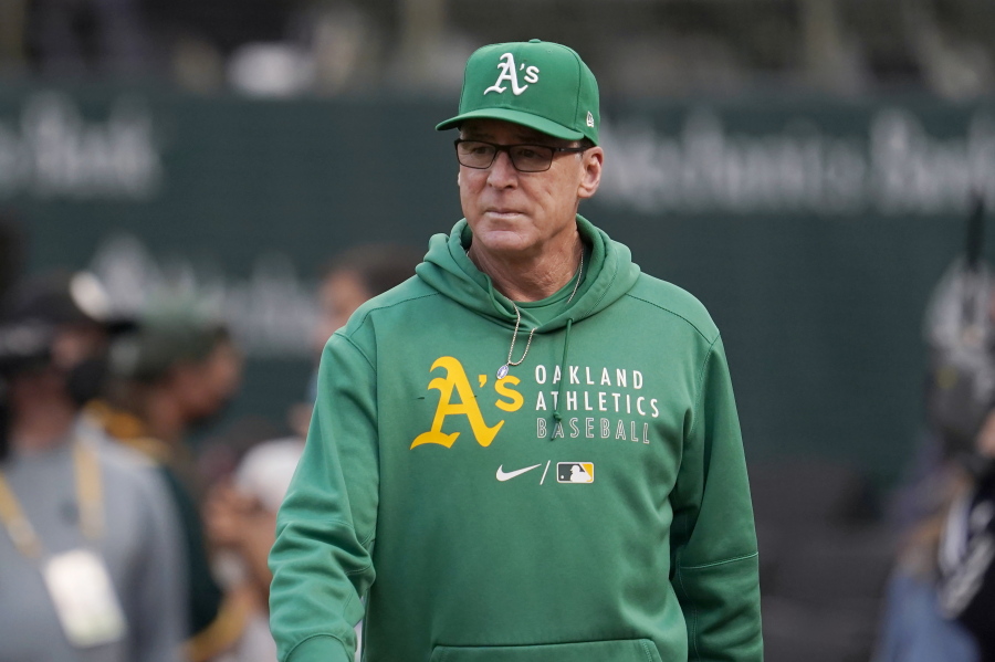 Oakland Athletics manager Bob Melvin is moving to San Diego to be manager of the Padres, according to a person with knowledge of the deal on Thursday, Oct. 28, 2021. The deal hasn't been officially announced.