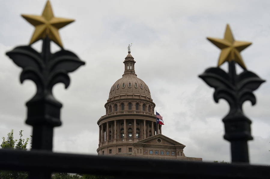 FILE - This June 1, 2021, file photo shows the State Capitol in Austin, Texas. Texas Republicans approved on Monday, Oct. 18 redrawn U.S. House maps that favor incumbents and decrease political representation for growing minority communities, even as Latinos drive much of the growth in the nation's largest red state.