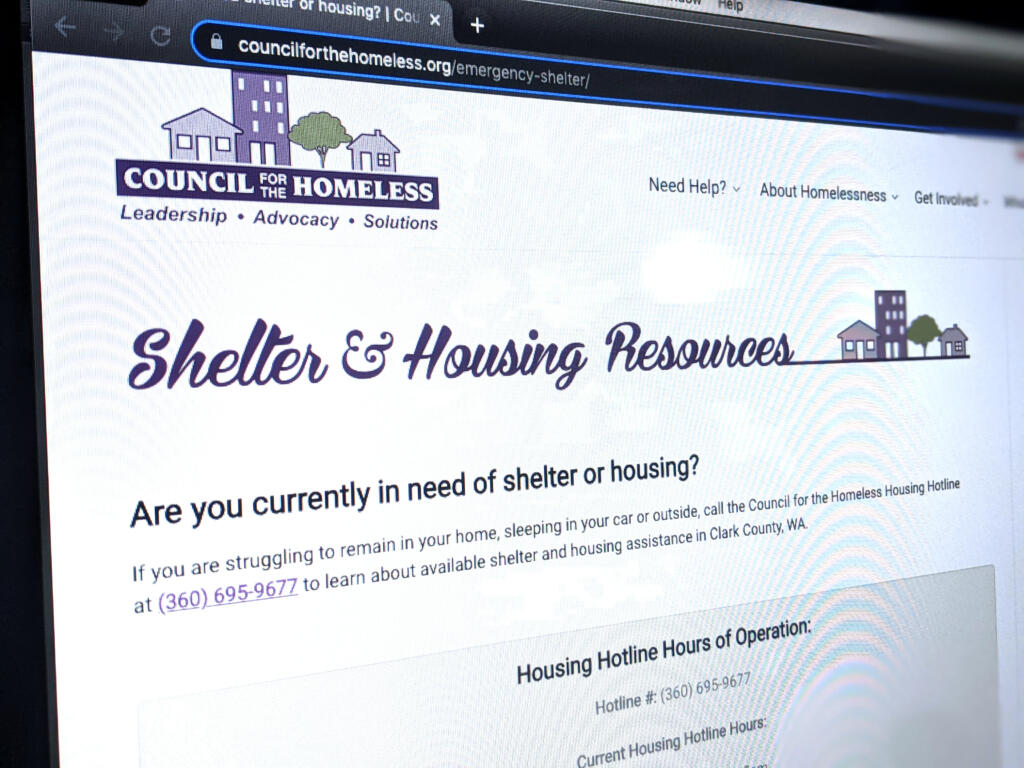 The Council for the Homeless website.