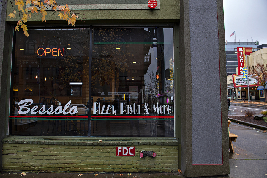 Bessolo Pizzeria is at 1000 Main St., across the street from Kiggins Theatre.
