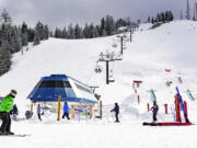 The Bogus Basin ski resort in Boise, Idaho on March 30, 2020.