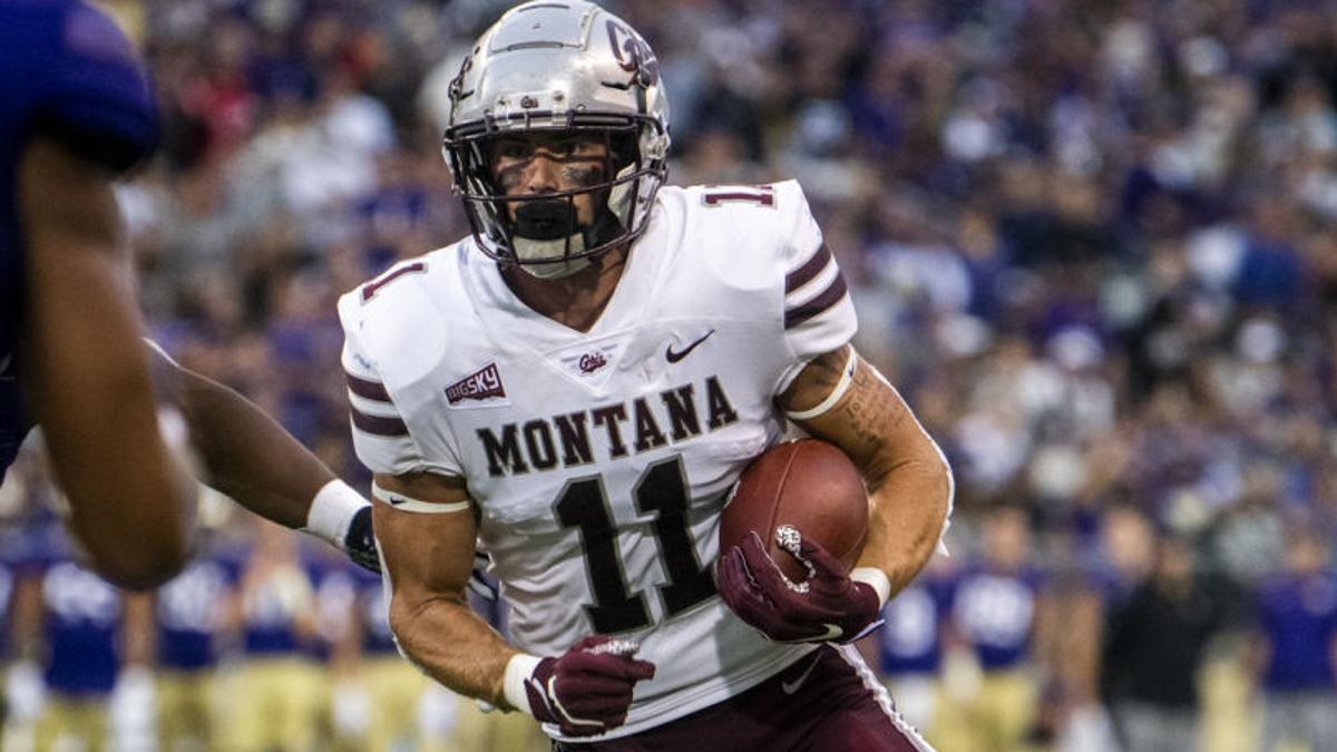 Cole Grossman, a Montana tight end from Vancouver's Skyview High School, has caught four touchdowns this season.