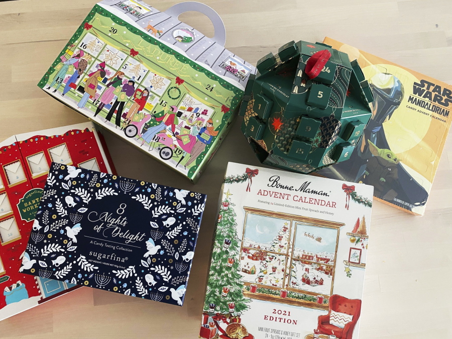 A variety of advent calendars (Photos by Katie Workman)