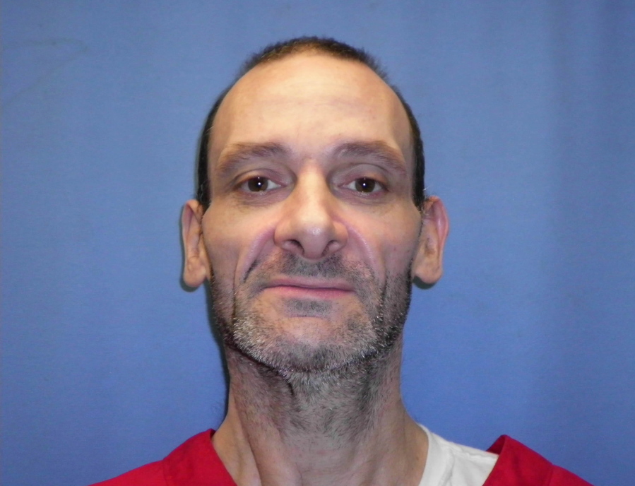 This undated photo provided by the Mississippi Department of Corrections shows David Neal Cox. The Mississippi Supreme Court has set a Nov. 17, 2021, execution date for Cox, who withdrew his appeals. He pleaded guilty in September 2012 to shooting his wife Kim in May 2010 in the town of Sherman, sexually assaulting her daughter in front of her, and watching Kim Cox die as police negotiators and relatives pleaded for her life.