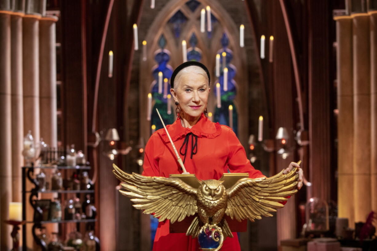 Helen Mirren is hosting the quiz show "Harry Potter: Hogwarts Tournament of Houses" on TBS and Cartoon Network.