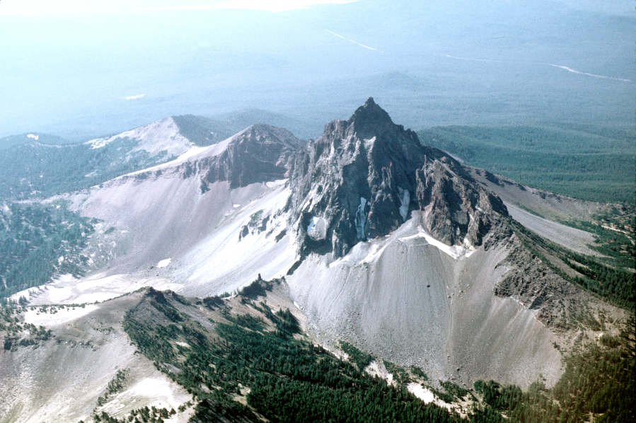 The Lathrop Glacier in southern Oregon. (W.E.