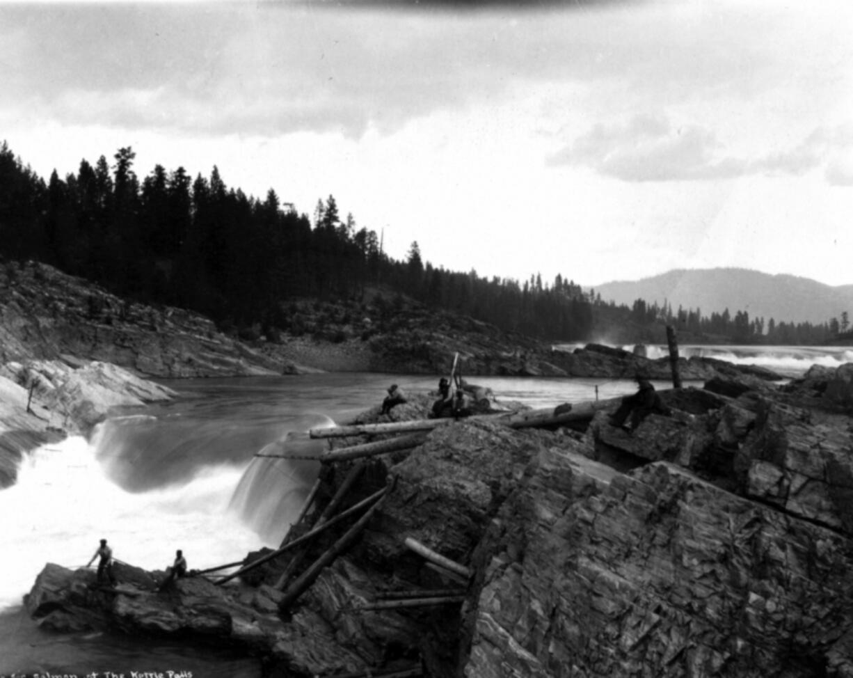 The History Press 
 Kettle Falls, a centuries-old, vibrant fishery, was a major center of fishing and commerce long before white people arrived in the Pacific Northwest.
