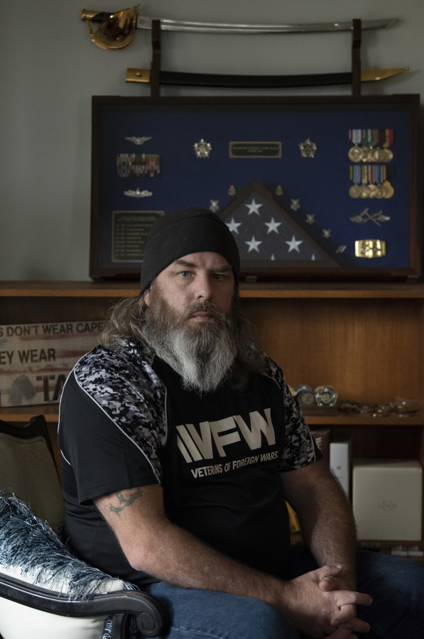 Stewart Bauer served in the U.S. Navy for 22 years and continues his service at Vancouver's Veterans of Foreign Wars Post 7824. His dedication to the community earned him recognition from the national VFW in its #StillServing campaign.