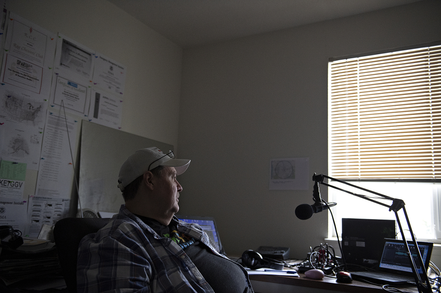 Gerald Gaule of Orchards runs a full-time audio information service, which features a station for blind and visually impaired veterans in Southwest Washington and northern Oregon.