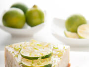 "A slice of vegan key lime pie made with limes, cashews, coconut and agave." (iStock.com)