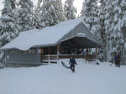 The Ray Garey Cabin at Teacup Nordic, pictured last season, is a heated day-use facility for warming and eating lunch.