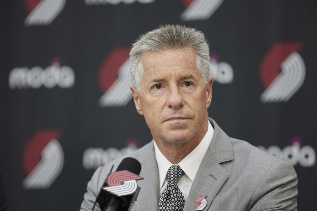 Portland Trail Blazers general manager Neil Olshey was fired on Friday, Dec. 3, 2021, for violating the the team’s code of conduct. The team hired an outside firm last month to investigate workplace environment concerns.