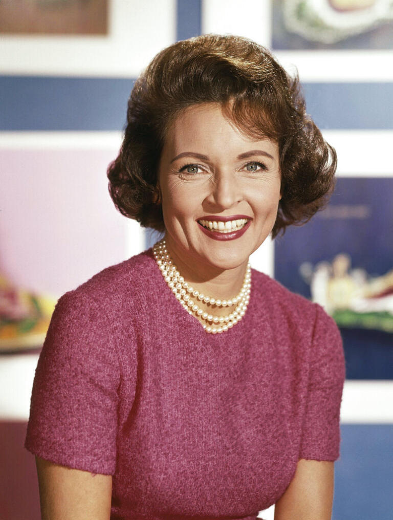 FILE - Actress Betty White in 1965. Betty White, whose saucy, up-for-anything charm made her a television mainstay for more than 60 years, has died. She was 99.