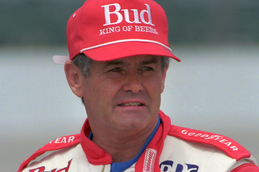 Race car driver Al Unser is seen in 1993. Unser, one of only four drivers to win the Indianapolis 500 a record four times, died Thursday, Dec. 9, 2021, following years of health issues. He was 82.
