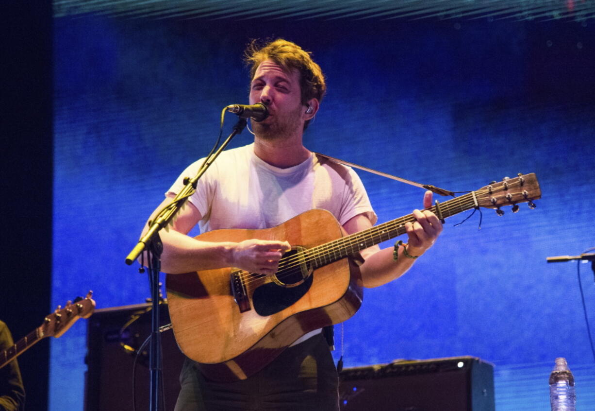 Robin Pecknold of the Fleet Foxes performs at the Coachella Music & Arts Festival in 2018, in Indio, Calif. The Fleet Foxes song "White Winter Hymnal," written by Pecknold, and released in 2008, has become a modern holiday standard.