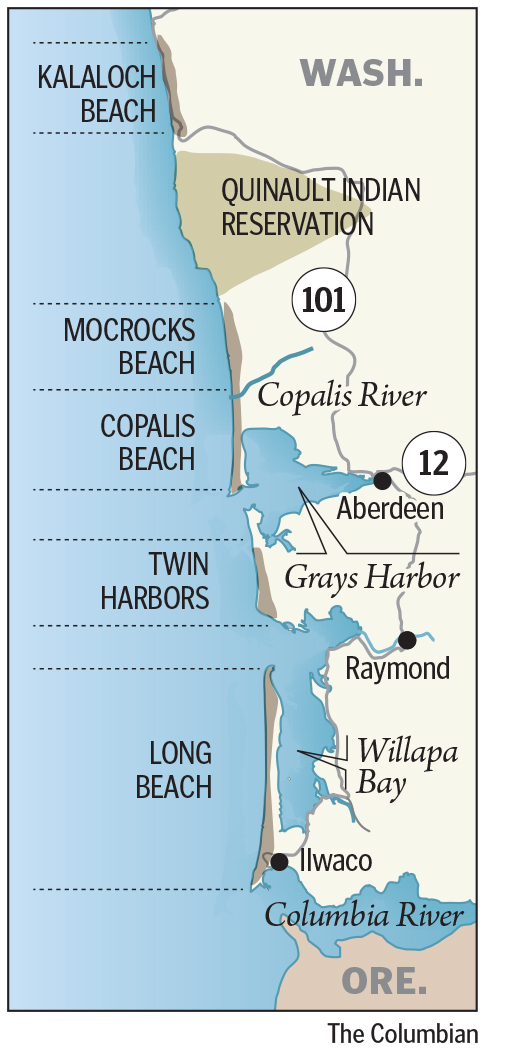 Where to dig for razor clams on the Washington coast.