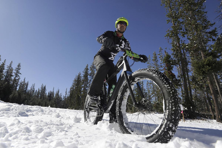 Fatbiking is a good way to get outside during a Central Oregon winter.