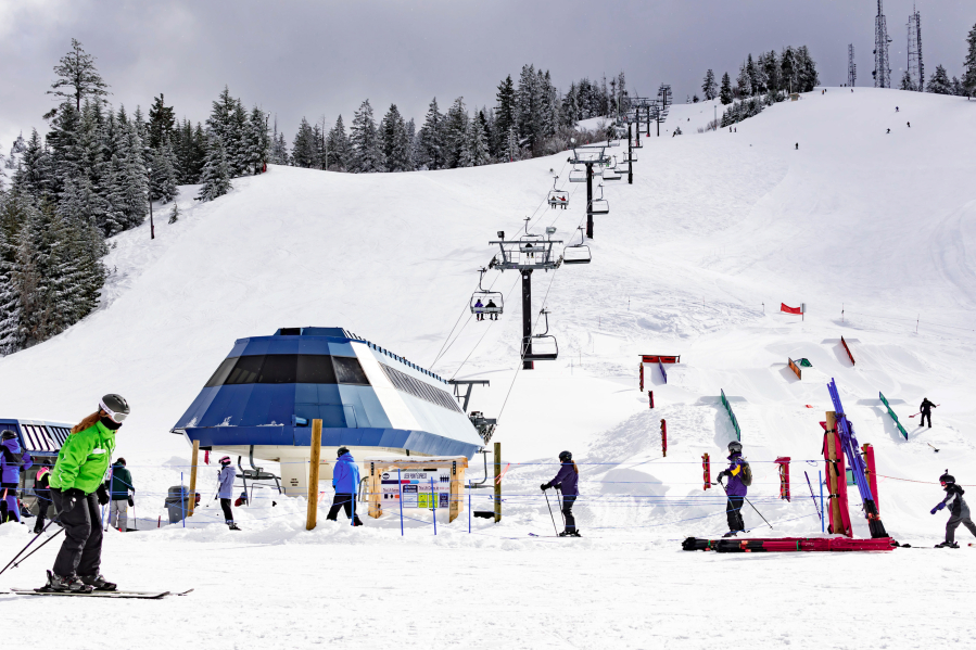 The Bogus Basin ski resort in Boise, Idaho on March 30, 2020.